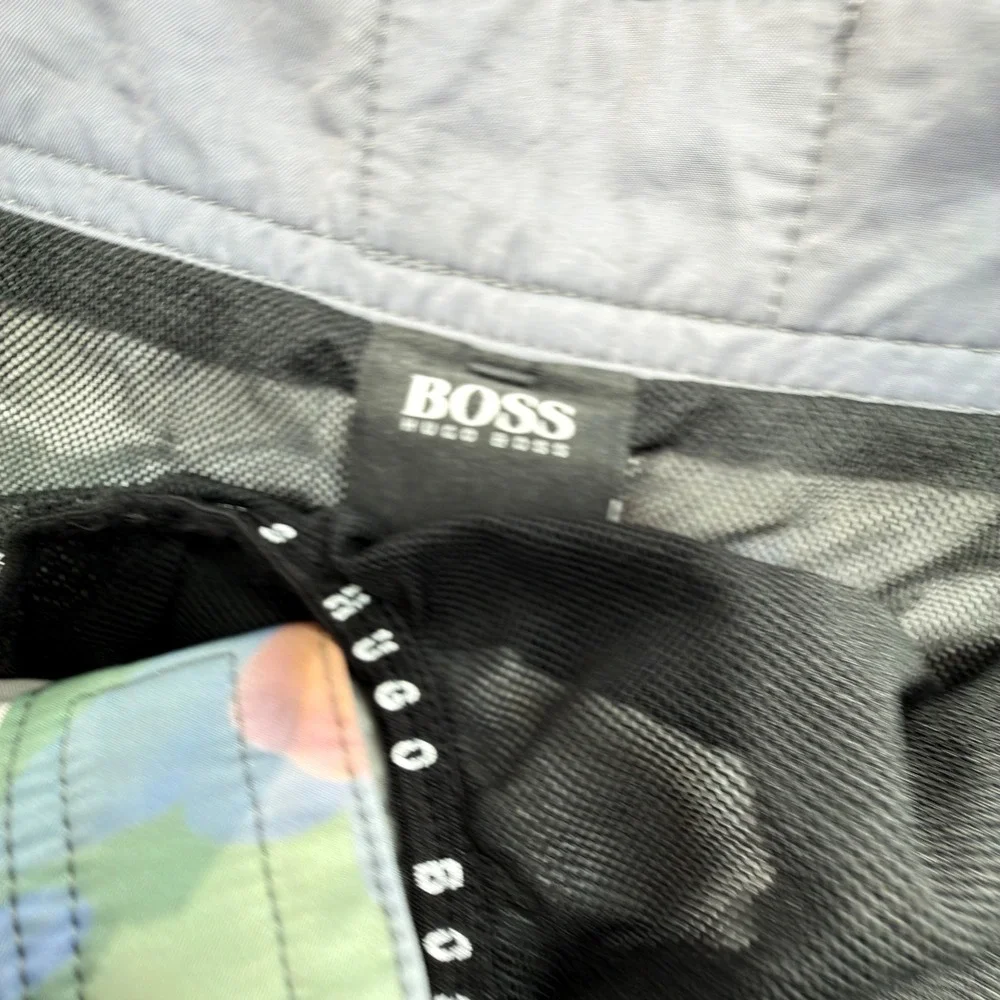 BOSS Hugo Boss Floral Swim Trunks Men's XL Pastel Board Shorts Zip Pockets